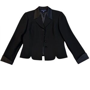 Preston & York Black Structured Blazer (Size 10)